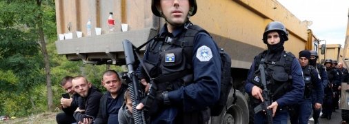 Поліцейський спецназ на півночі Косово