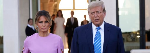 Мелания и Дональд Трамп