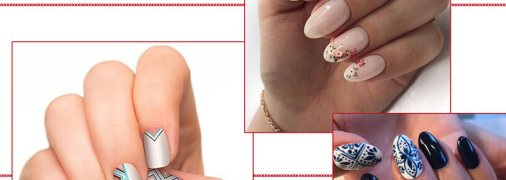 Маникюр с вышивкой 2023 - стильные идеи