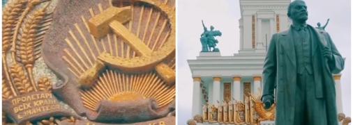 В рф не нашли собственной архитектуры, чтобы похвастаться, поэтому взяли старые кадры из Киева