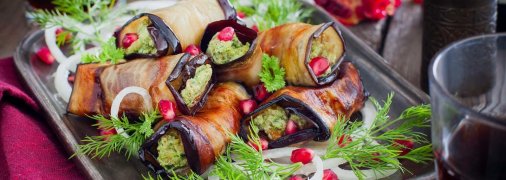 Чудовий рецепт баклажанових рулетиків з горіхами