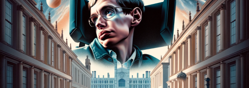 Стівен Гокінг (фото створене з допомогою ШІ)