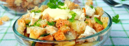 Мясной салат с пекинской капустой “Моя прекрасная леди”