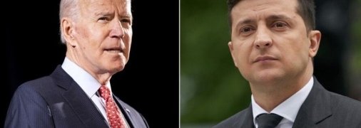 Джо Байден и Владимир Зеленский