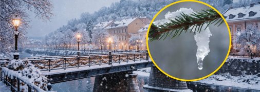 Ужгород, снег