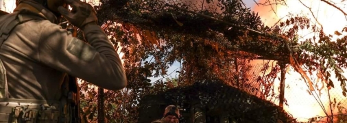 Бойцы ВСУ удерживают позиции