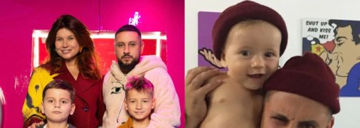 Дмитро Монатік з дружиною та дітьми