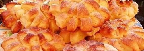 Плюшки с корицей "Хризантемы"