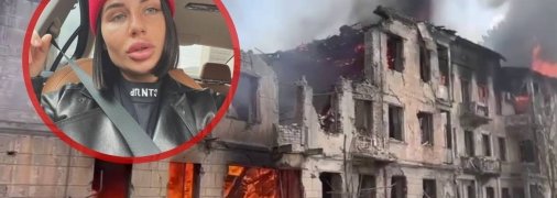 Анна Алхім і руїни лікарні у Дніпрі