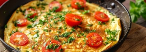 Омлет можно приготовить и при отсутствии молока (изображение создано с помощью ИИ)