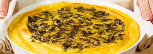 Пиріг з картоплі та грибів