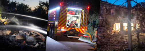 Последствия атаки показали ГСЧС и ЗОВА