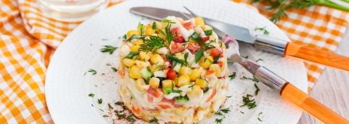 Дуже смачний святковий салат