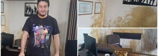 Главред Ростислав Гудзинский стал объектом для атаки неизвестных, "вооруженных" нечистотами