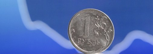 Російський рубль в понеділок впав через дії Путіна