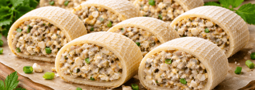 Закусочний рулет зі шпротами