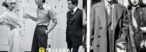 Кельвін Кляйн з батьками та колегами