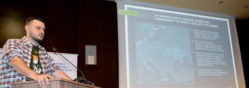 На конференции в Словакии Артем Петренко убеждал европейцев сберегать природный газ в украинских хранилищах