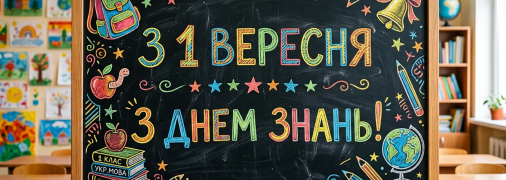 Картинки для привітання з Днем знань 2026