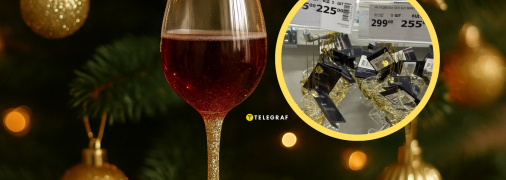 Новорічна прикраса у формі келиха