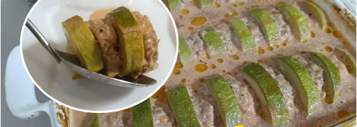 Приготуйте кабачки з фаршем під соусом