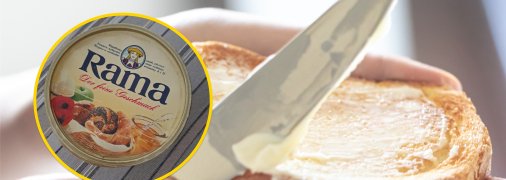 Rama, хлеб, масло