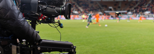Камера на футбольном матче