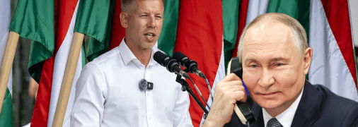 Лідер партії "Тиса" та президент Росії