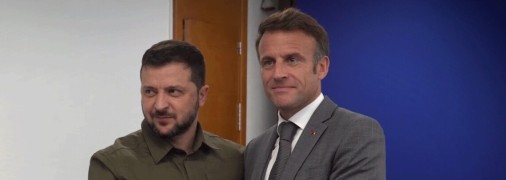 Володимир Зеленський та Емманюель Макрон