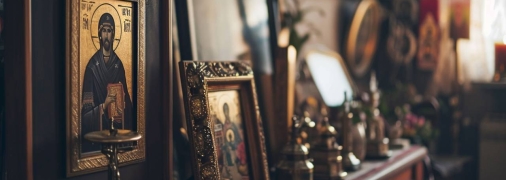 Ікона - святиня (фото створене з допомогою ШІ)