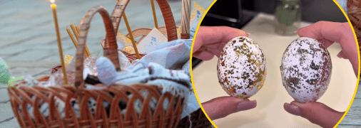 Крашеные яйца