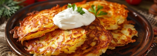 Процесс приготовления дерунов можно значительно упростить (изображение создано с помощью ИИ)