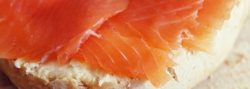 Бутерброды с лососем и сливочным сыром