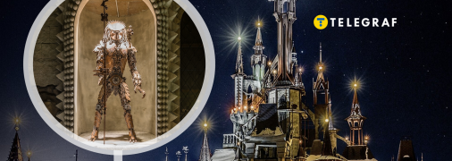 Замок на вході кіностудії Victoria Film Studios