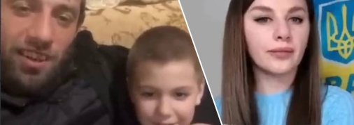 Ймовірно, українська дитина в руках чеченця