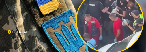 Люди не дали транспорту ТЦК виїхати з затриманим хлопцем