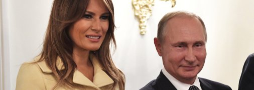 Мелания Трамп и Владимир Путин