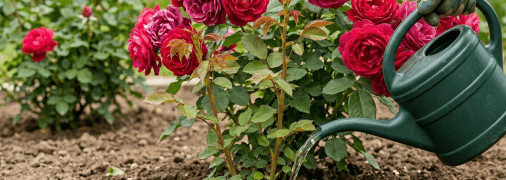 Пролейте этим свои розы, чтобы омолодить куст и вызвать рост базальных побегов