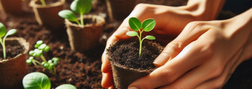 У що краще садити розсаду