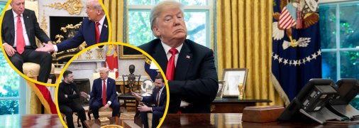 Дональд Трамп в Овальному кабінеті