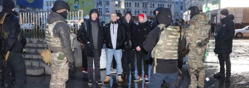 Задержание участников "ЧВК "Редан". Фото — Facebook Сергея Болвинова