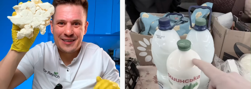 У зразках виявлено велику кількість колоній мікробів