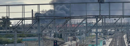 Пожар на Омсктрансмаш 12 сентября