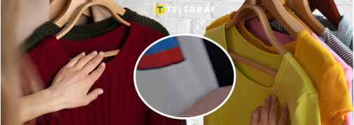 У секонд-хенді у Дніпрі знайшли речі із триколором