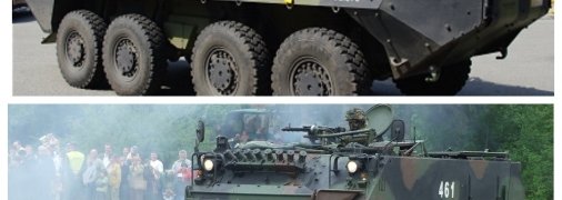 Колісні і гусеничні бронетранспортери  "Piranha III" і M113