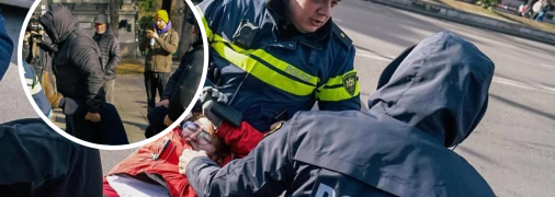 Разгон протестов в Тбилиси