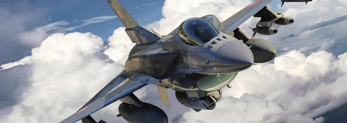 F-16 в полете