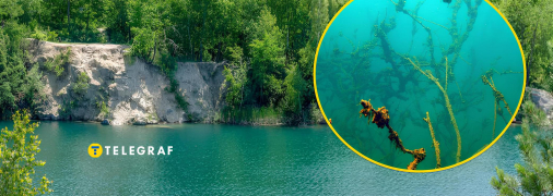 Как выглядит Соколовский карьер возле Житомира