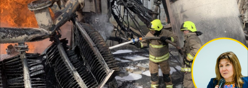 Спасатели ликвидируют последствия удара по объекту энергетической инфраструктуры