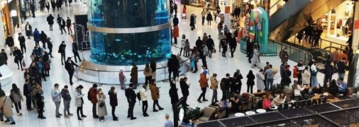 Очереди к банкоматам в России